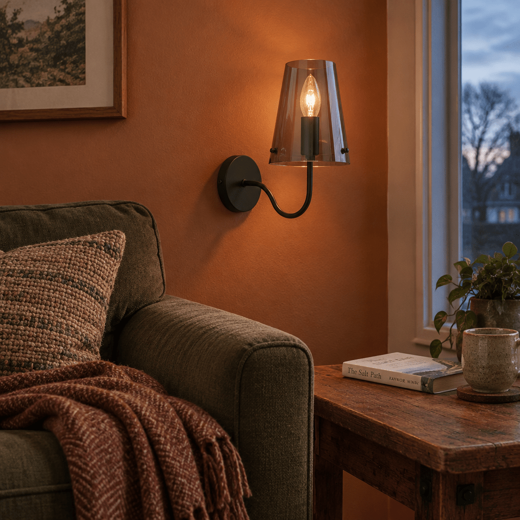 Calypso Smokey Indoor Wall Light