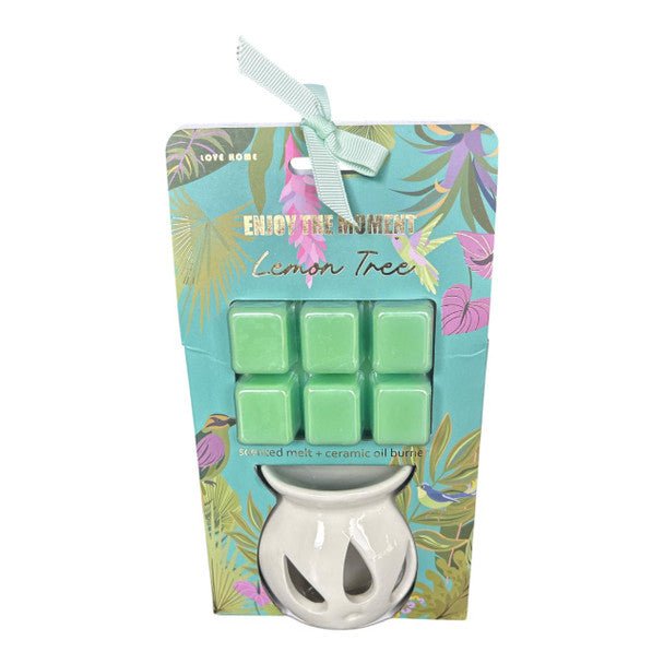 Love Home Matte White Ceramic Wax Burner