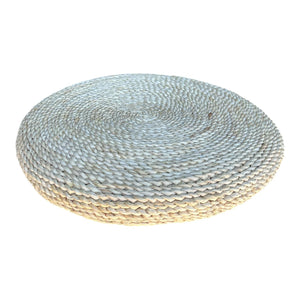 Round Woven Floor Cushion – Natural decorative piece