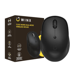 WINX CLICK More Dual-Mode Wireless Mouse - Black - product image