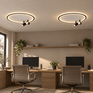 Walle LED ceiling light in realistic interior, scene 2