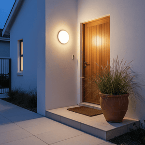 Warm White Coastal Round LED Bulkhead