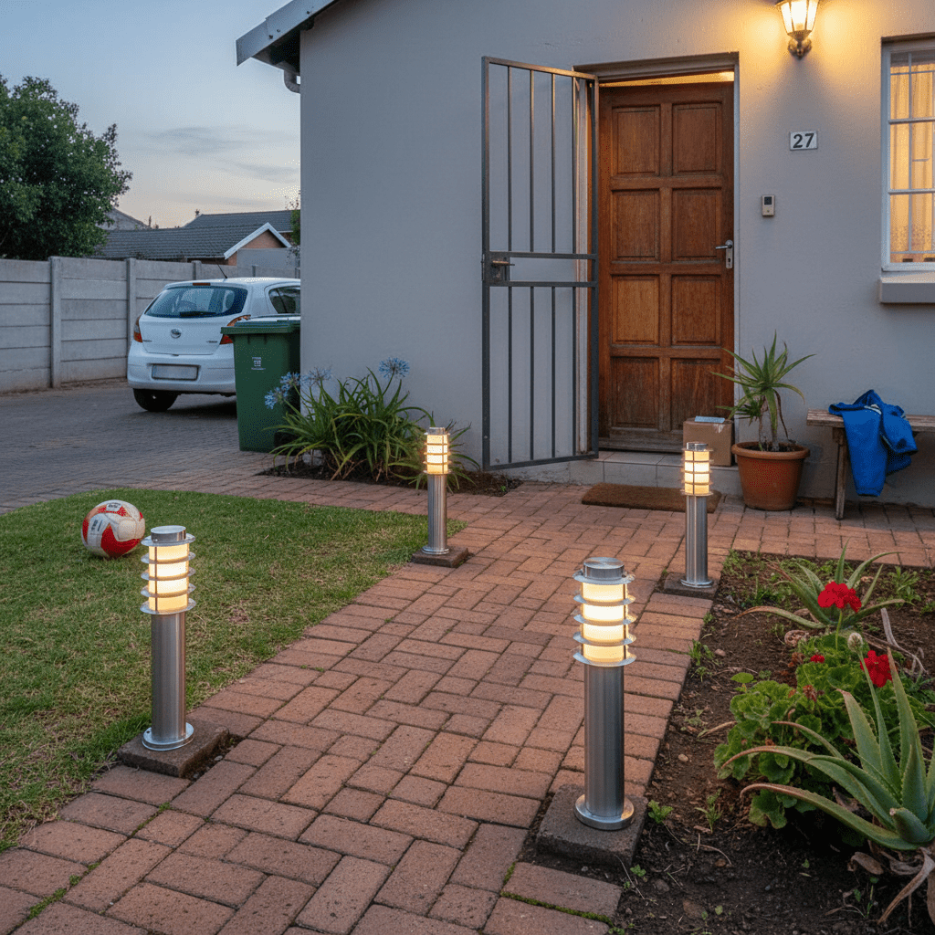 450mm Stainless Steel Grid Bollard