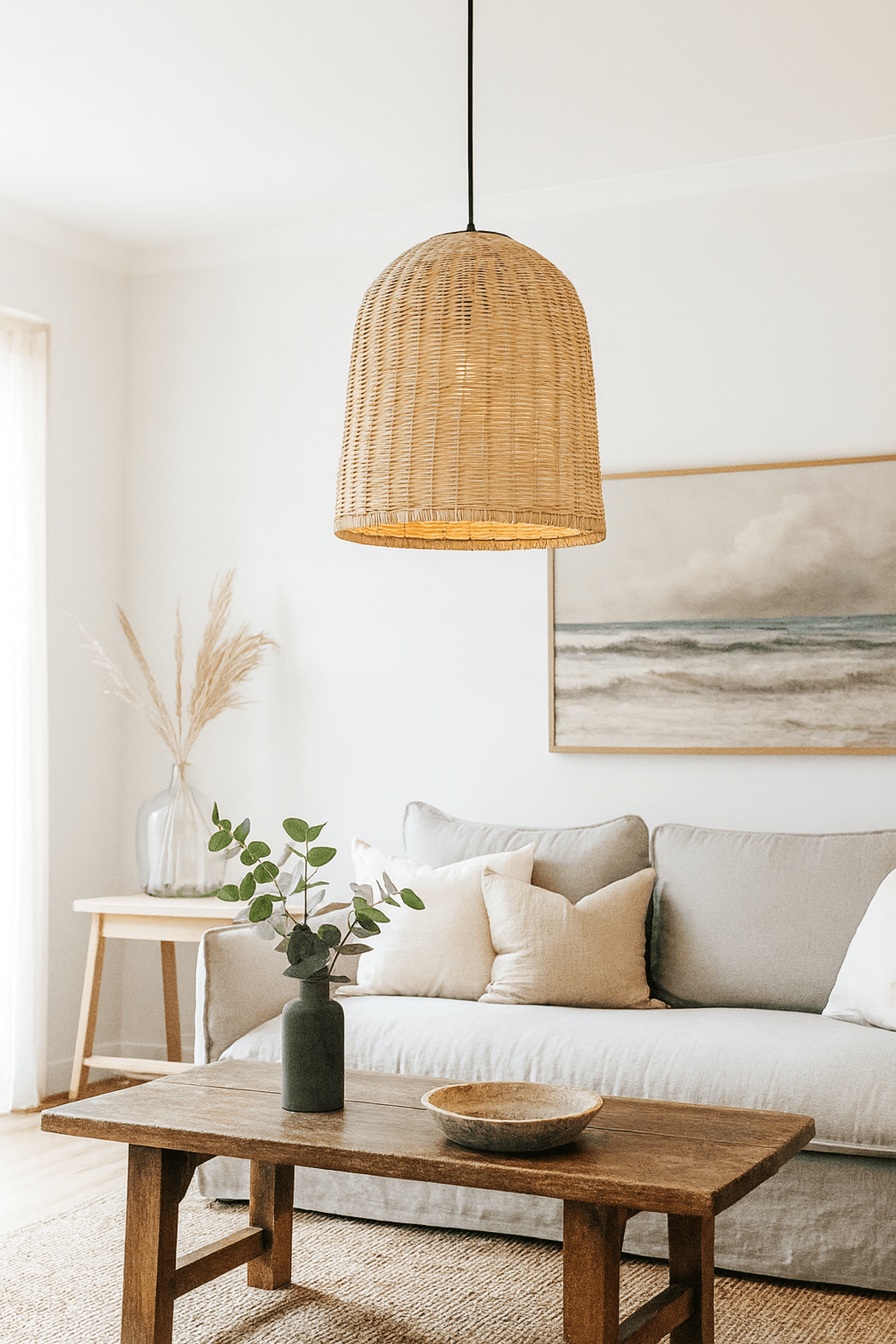 360mm Rattan Pendant