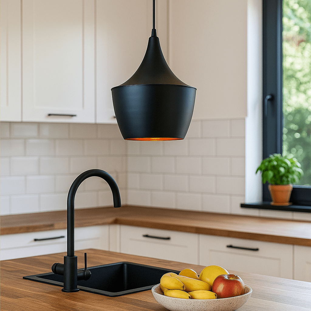 Black & Gold Pendant Light