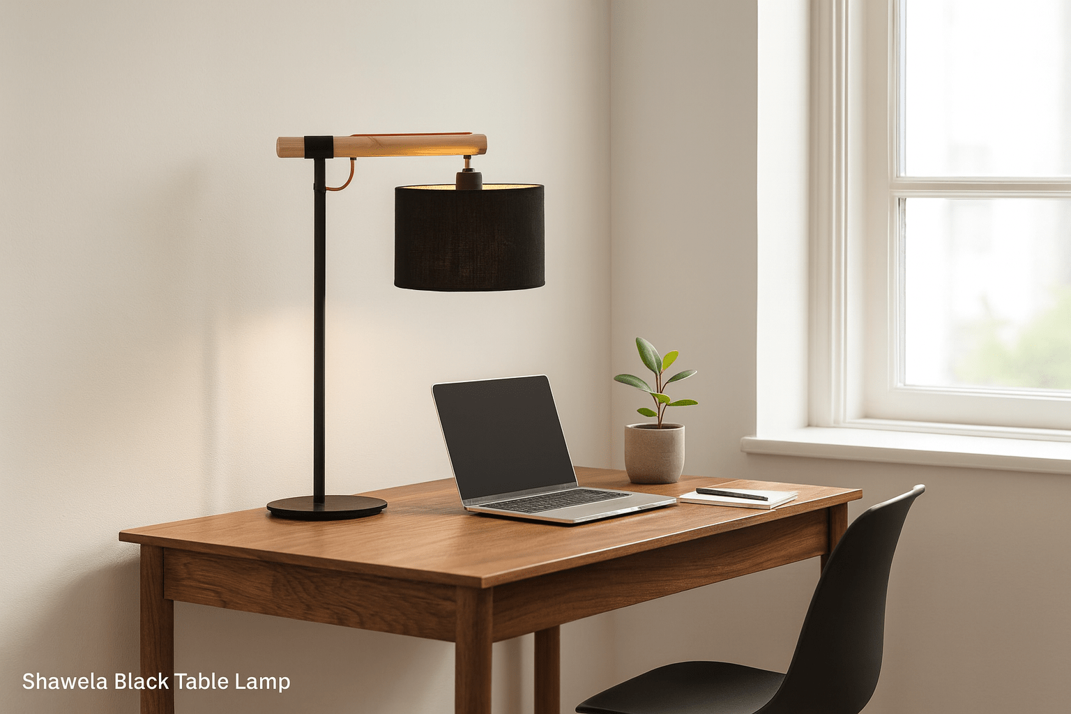 Shawela Black Table Lamp Black