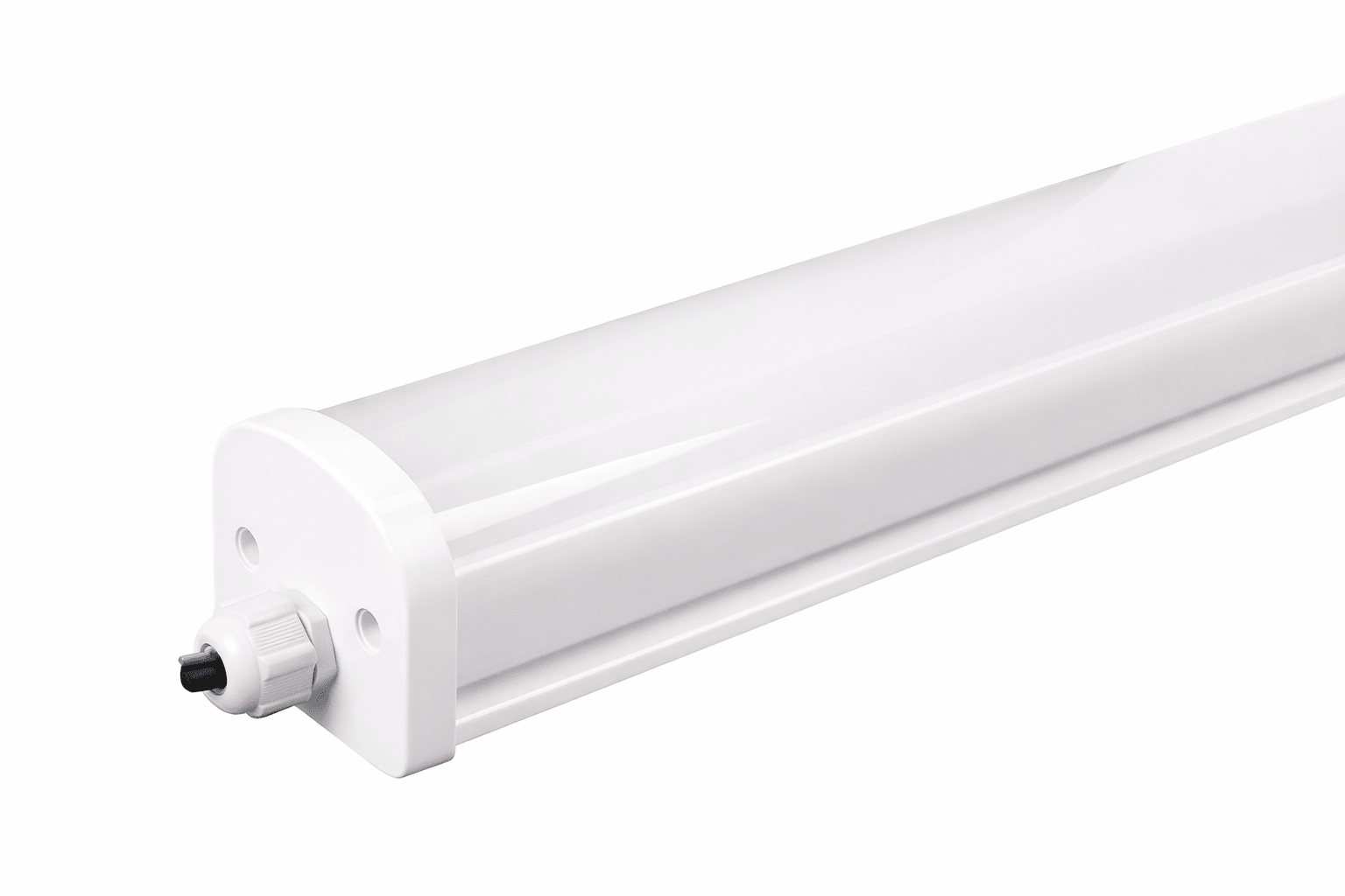 LED tube light on a white background