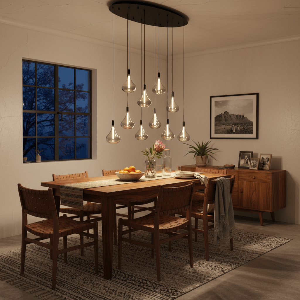 Cape Grape Smoke Glass LED Pendant Light