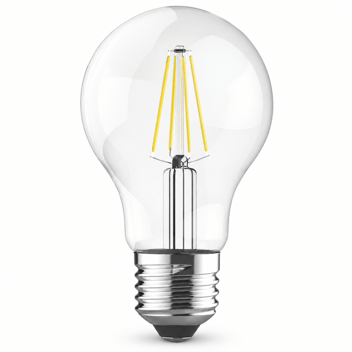 6.5W A60 LED Bulb - 2700K Warm White product image on a white background