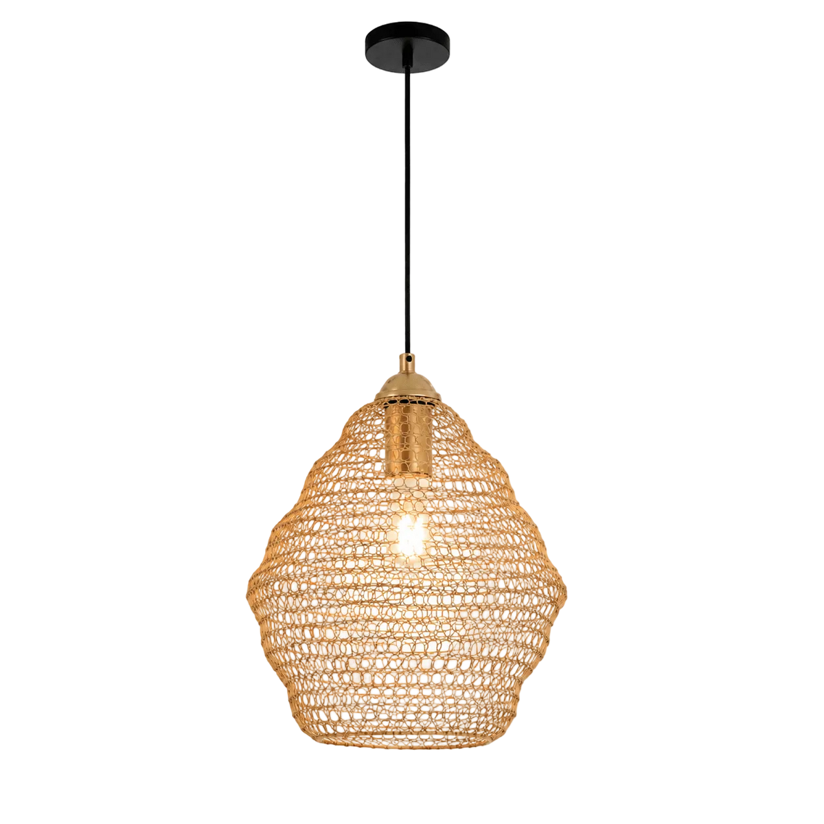 Phantom 340 Gold Mesh Pendant