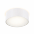 White ceiling light fixture on a white background