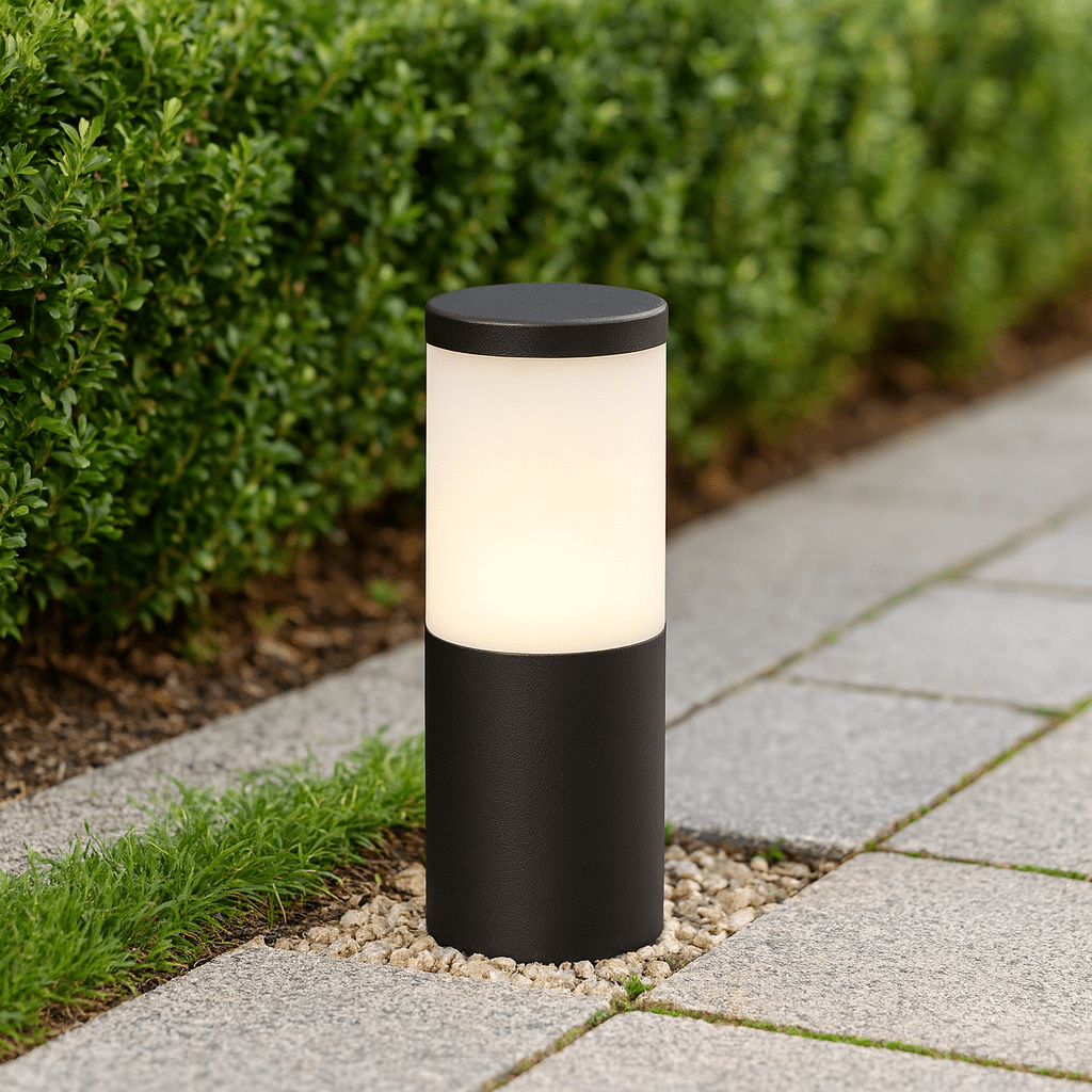 Amelia 250mm LED Bollard Light - CCT Adjustable, Coastal