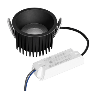 Zero CCT 10W Dimmable LED Downlight - Black