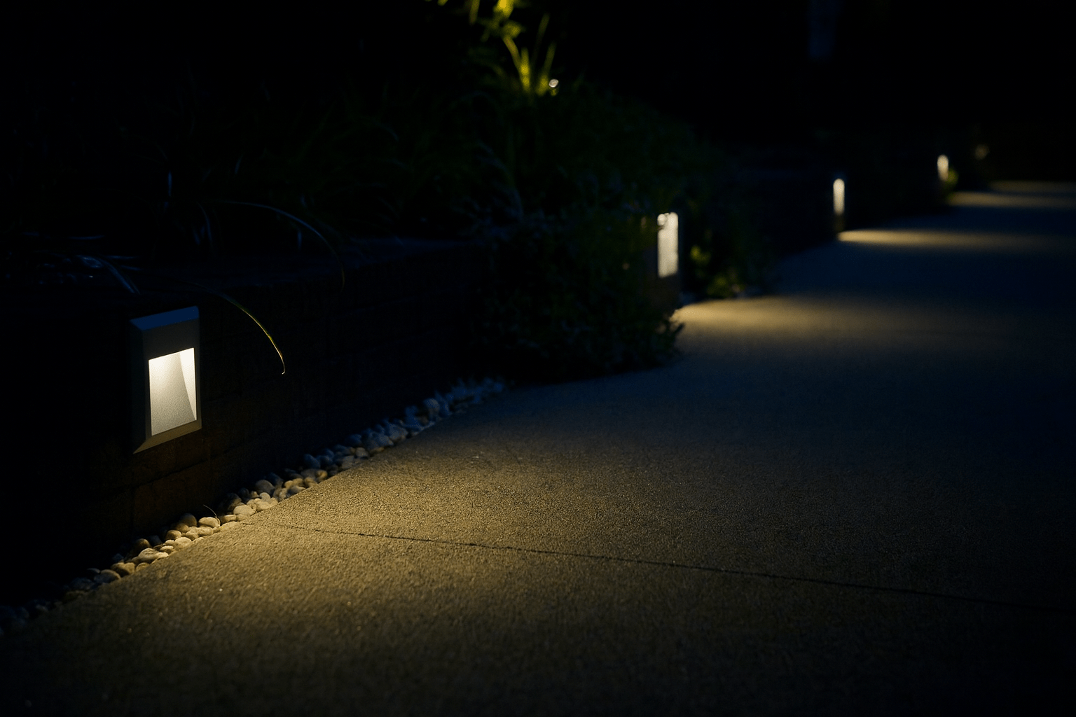 OZO Grey LED Foot Light IP65