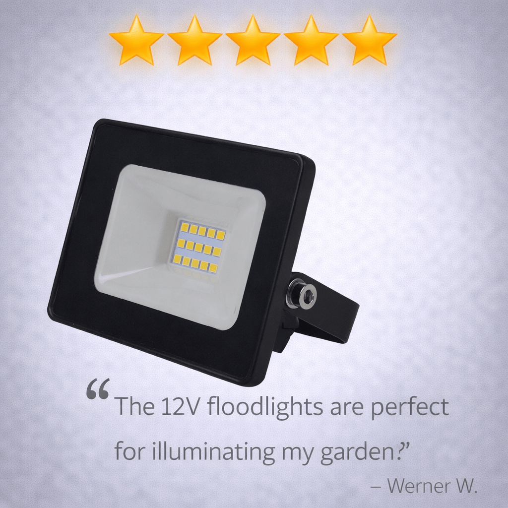 LED Flood Light - 10W 12Vdc