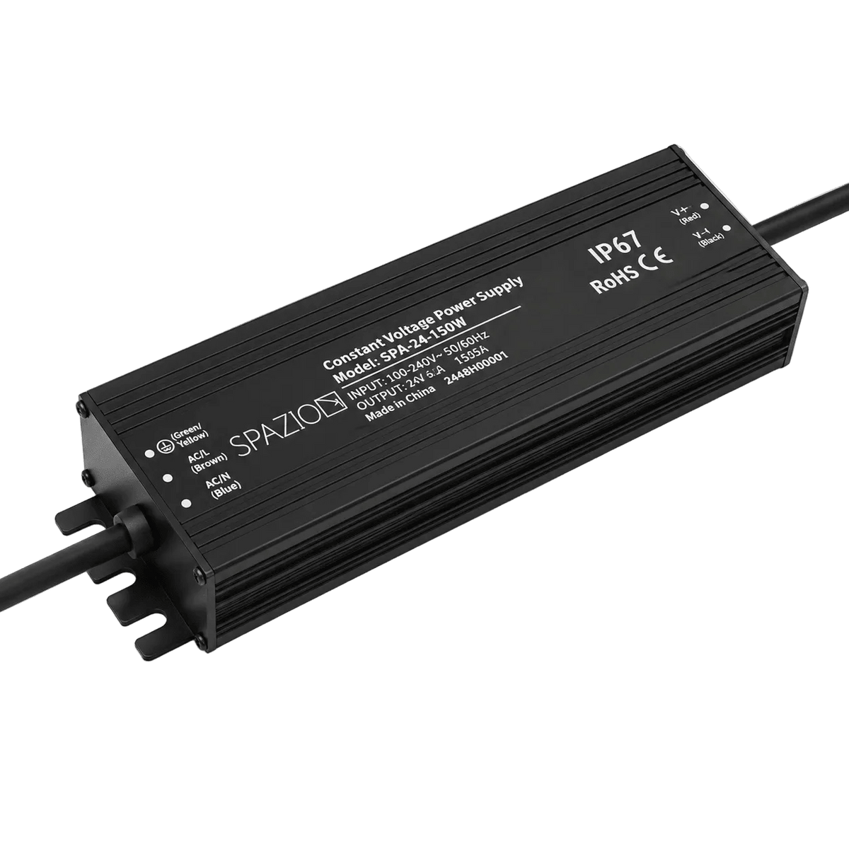 24V 150W Waterproof Aluminium Driver IP67
