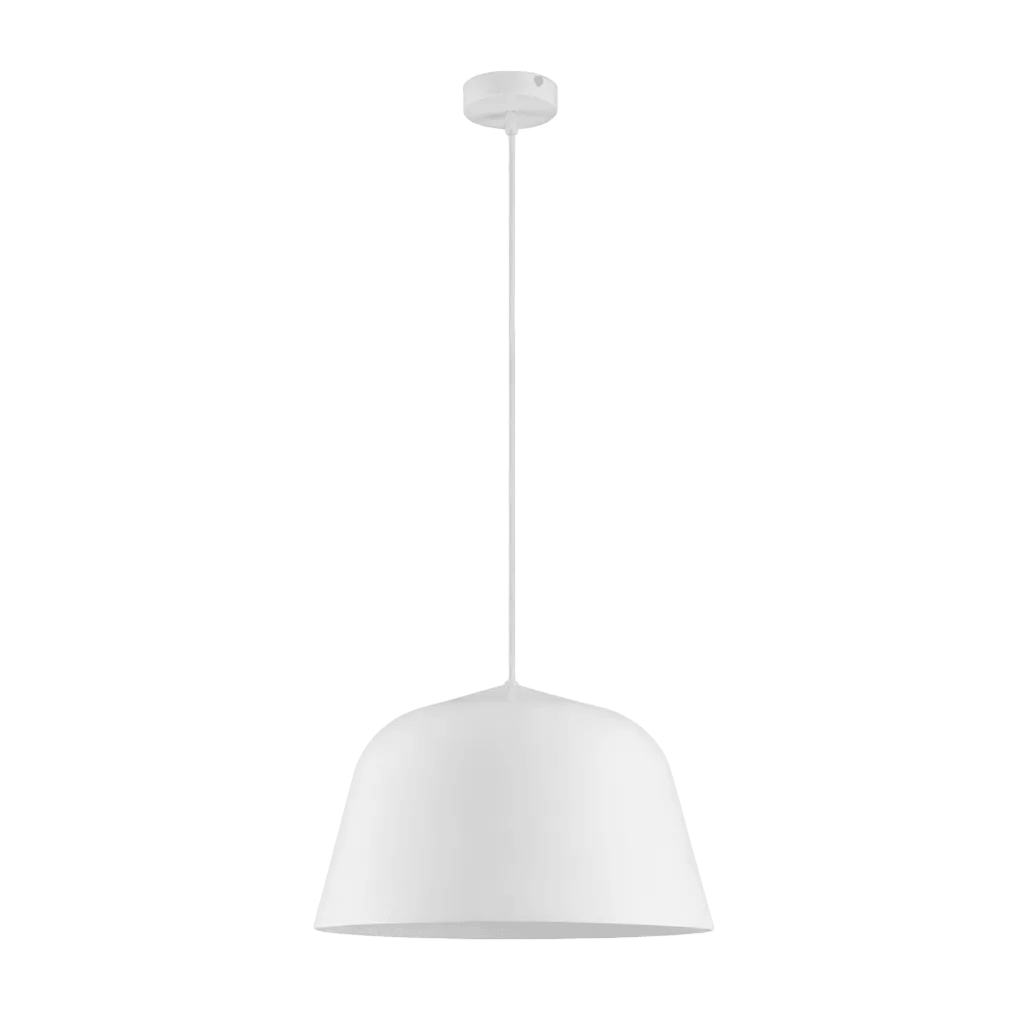 Cupcake White Metal Pendant Light