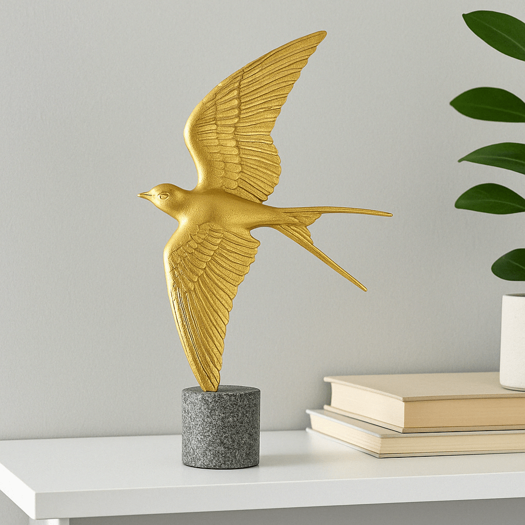 Animal Craft - Gold Swallow - Future Decor