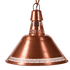 Aurora Copper Glow Pendant Light, transparent background