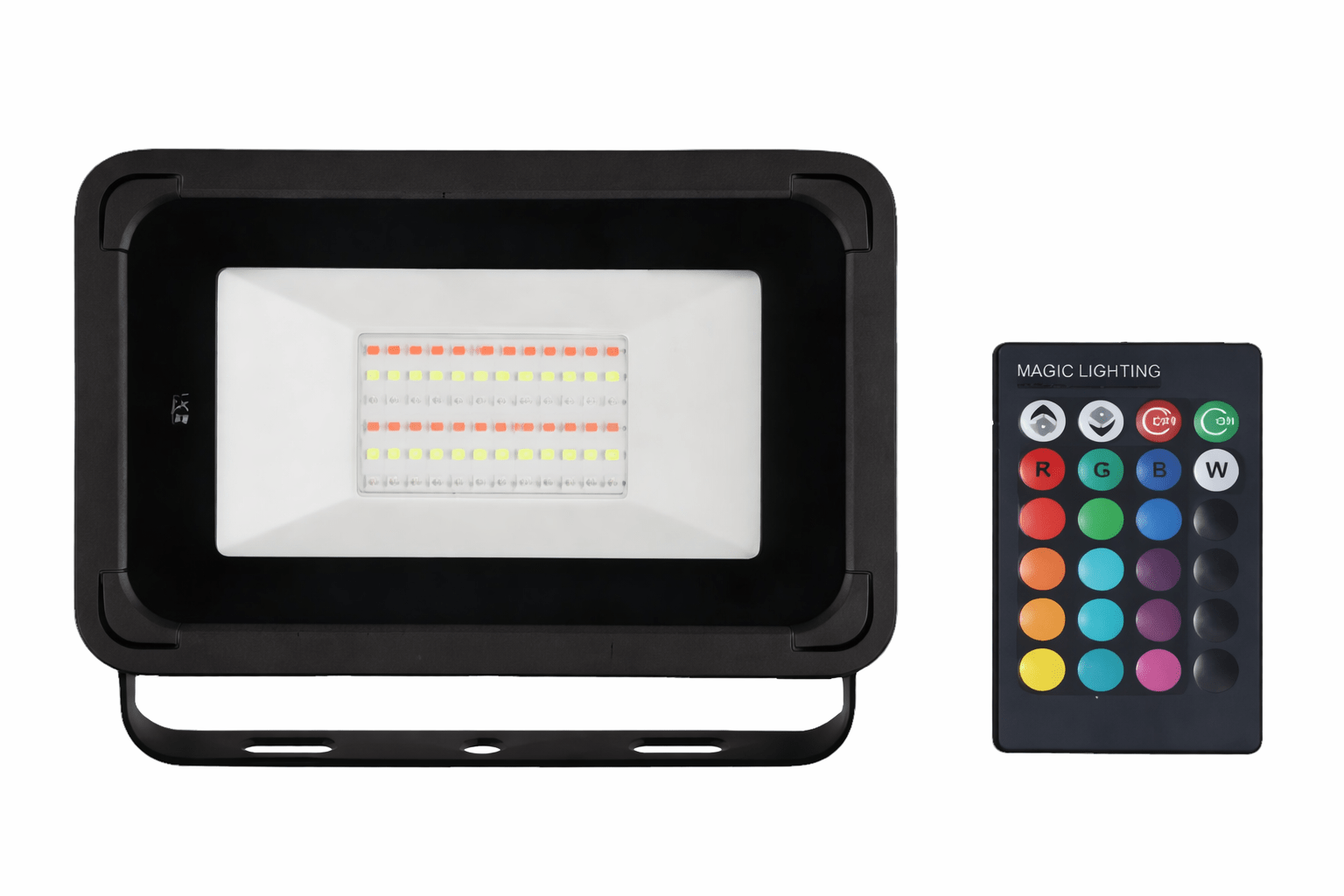 LED Flood Light - 100W RGBW with Remote