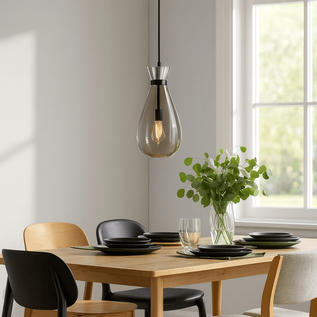 Smoke Pouch Glass Pendant