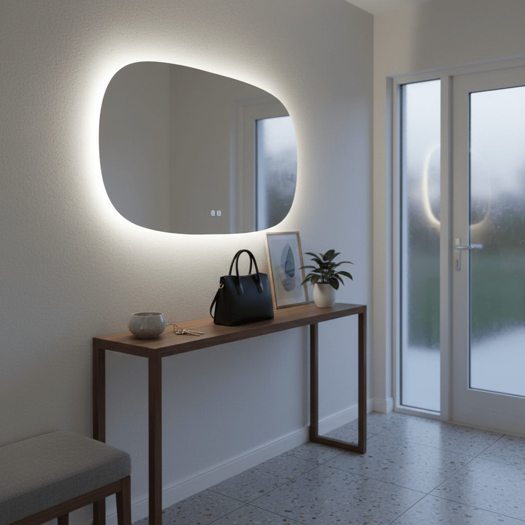 36W Rectangular LED Mirror - Anti Fog