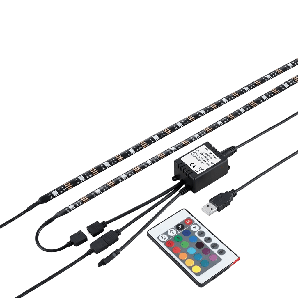 LED Television Mood Striplight Kit - RGBW - 4 x 500mm