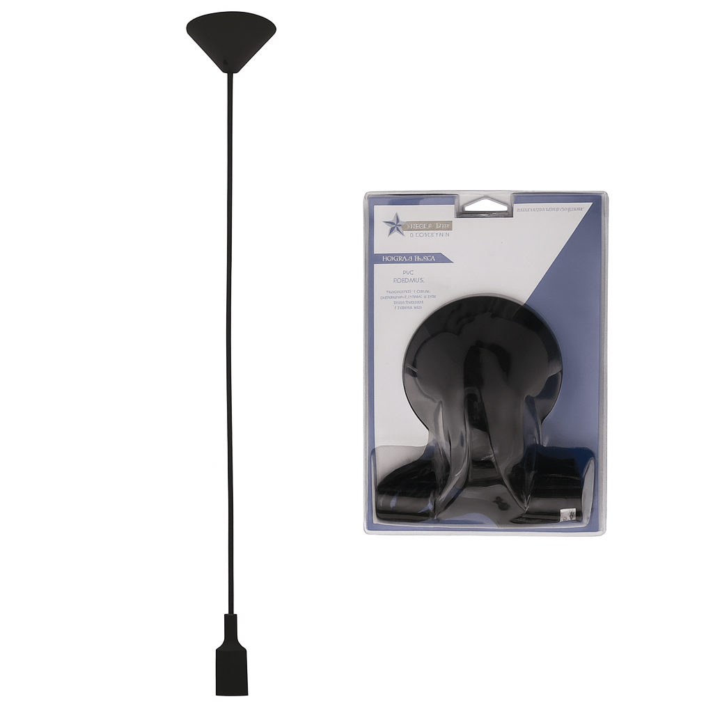 Black Pendant Light PVC Silicon