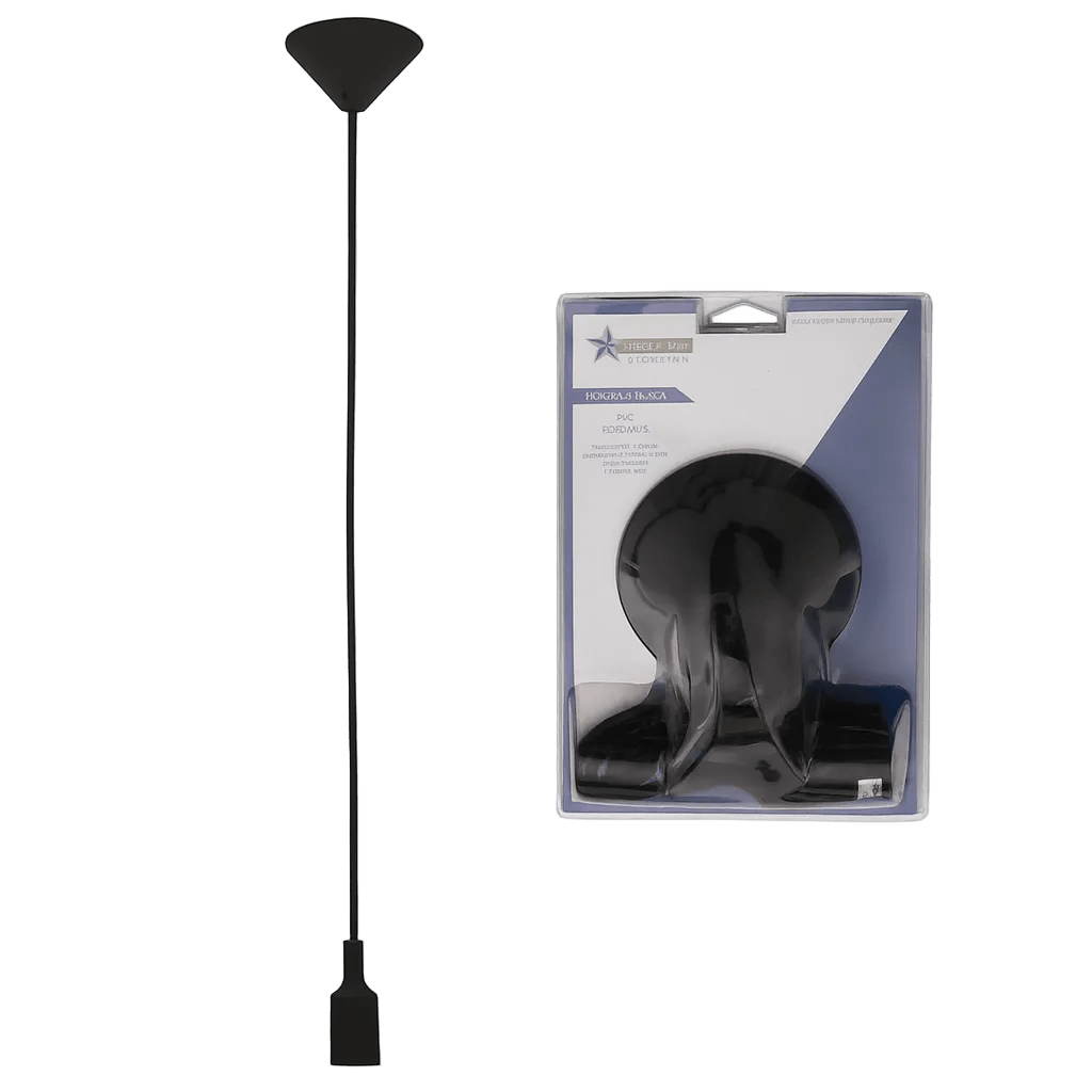 Black Pendant Light PVC Silicon