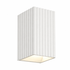 White LED Interior Wall Light Aluminium Tempered Glass