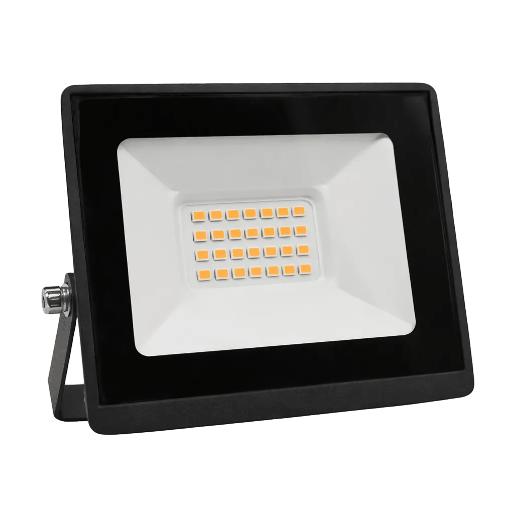 Amber Insect-Repelling 20W LED Floodlight
