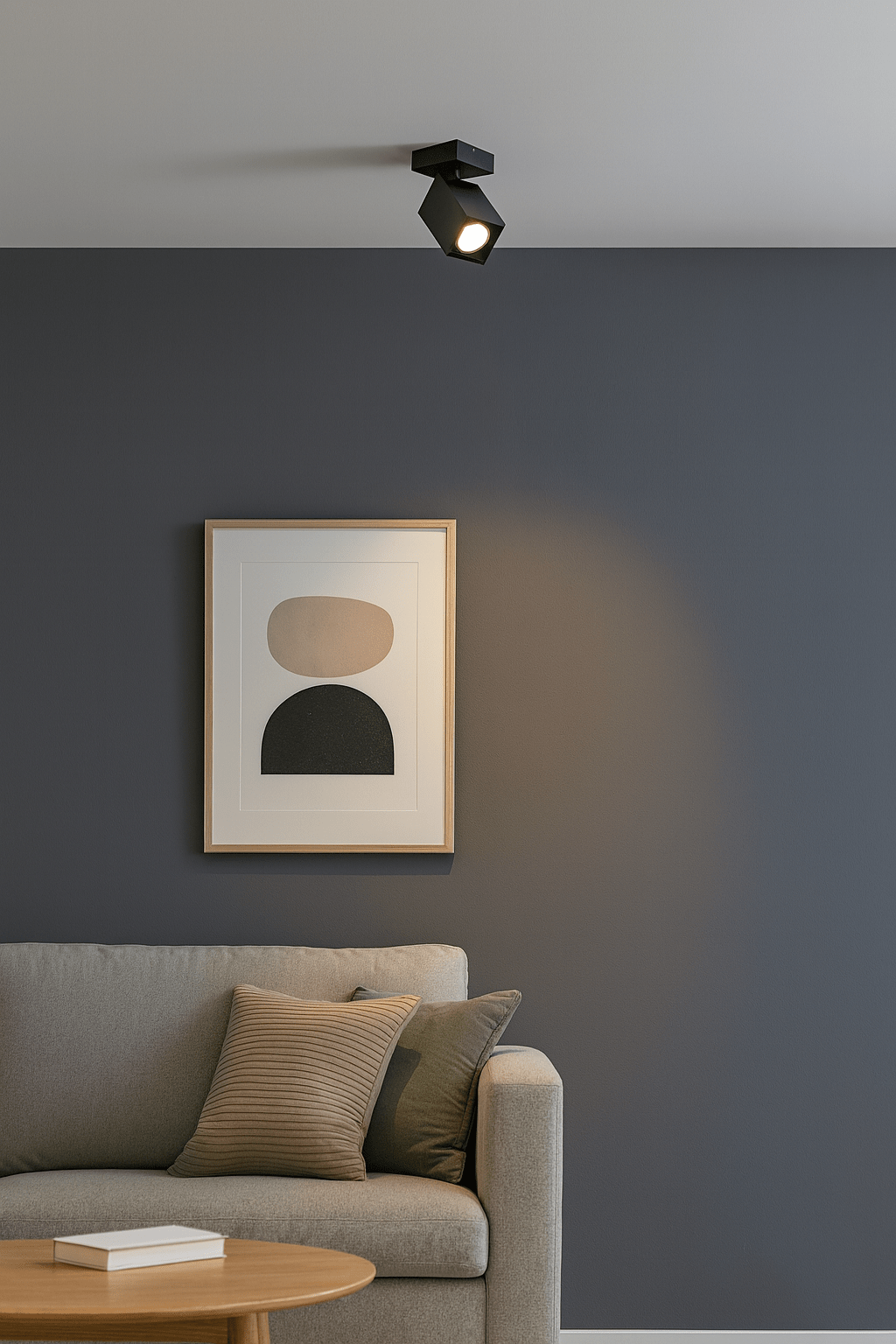 Snypa GU10 Surface Mount Fitting - Square, Matt Black