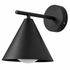Railroad 2 Exterior Wall Light with Arm – Black