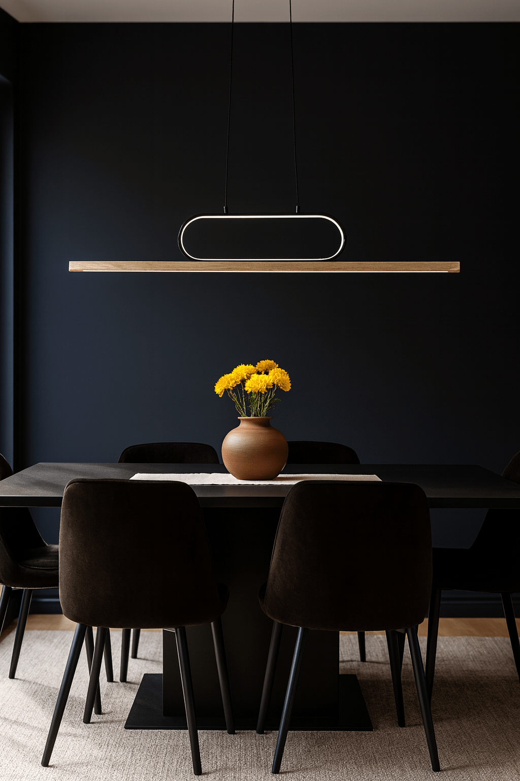 38W LED Woodline Linear Pendant