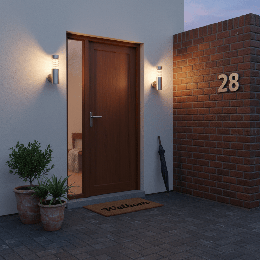Stainless Steel Outdoor Wall Light IP44