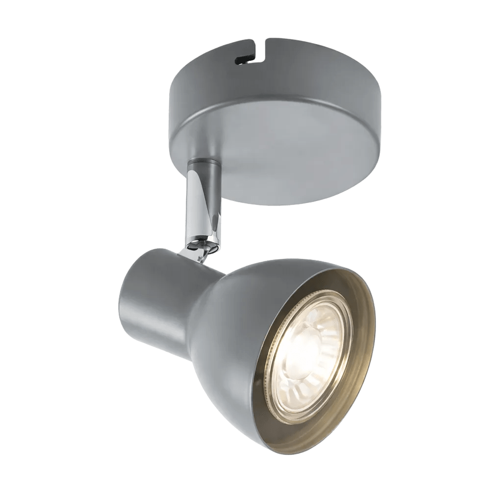1 Light Grey Ceiling Spotlight