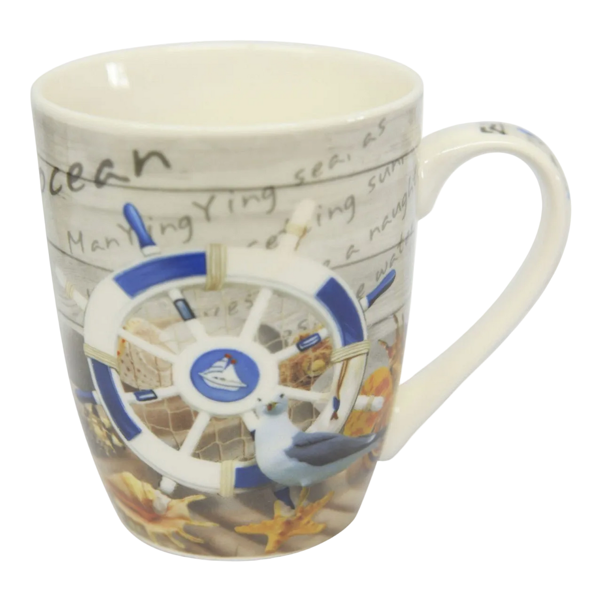 Nautical Life Ring Ceramic Mug