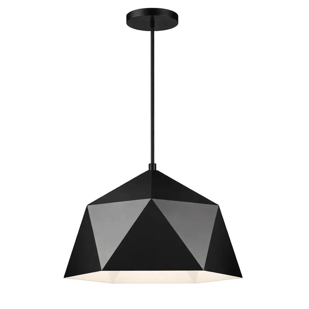 Metal Pendant PEN399 Black