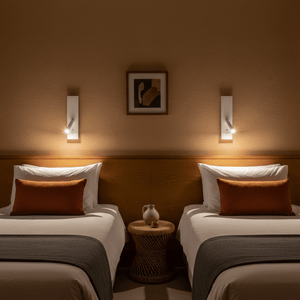 Kommetjie LED Reading Light with Back Light - White