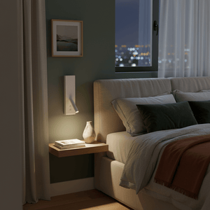 Kommetjie LED Reading Light with Back Light - White