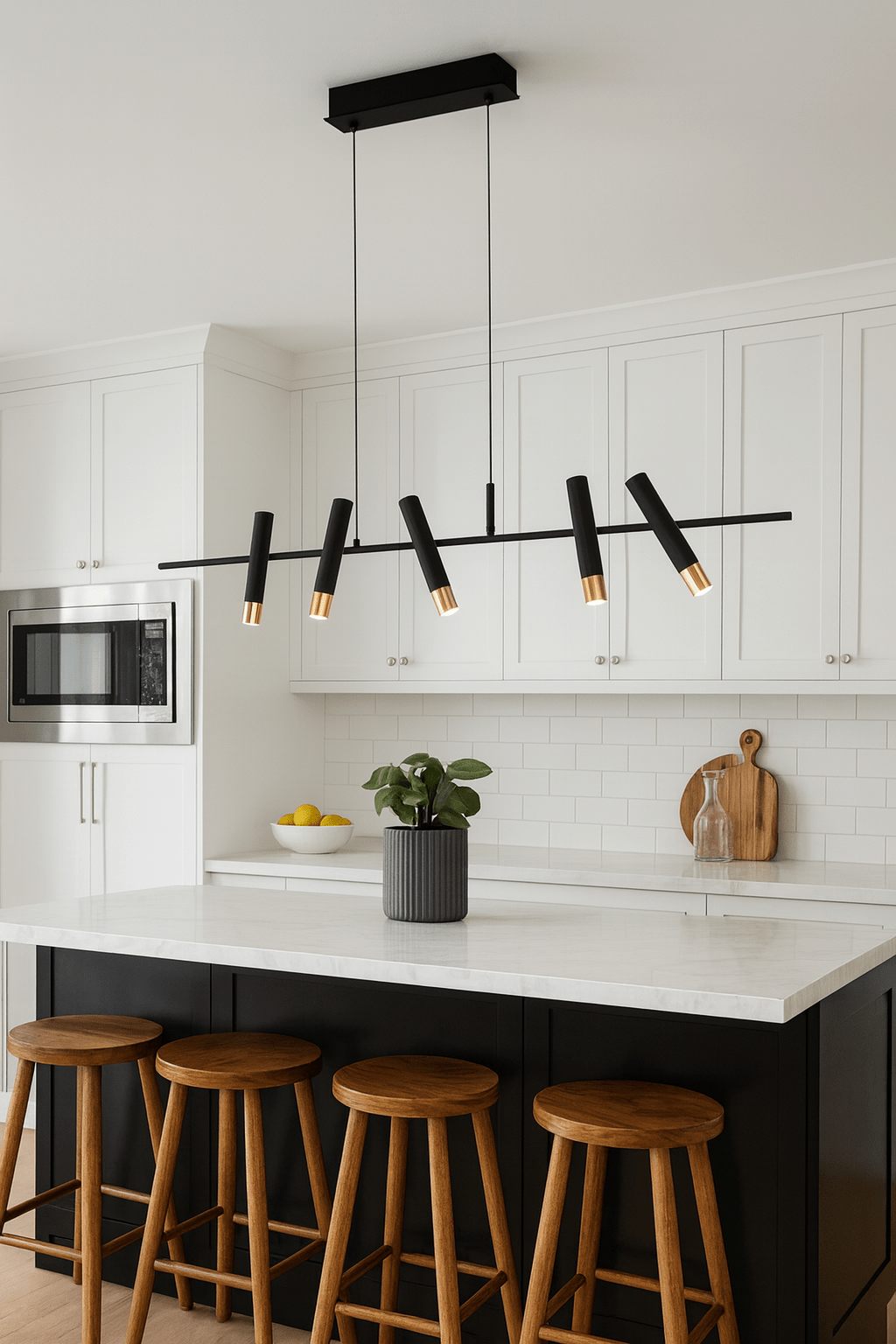 1925 Modern 5 Light LED Pendant