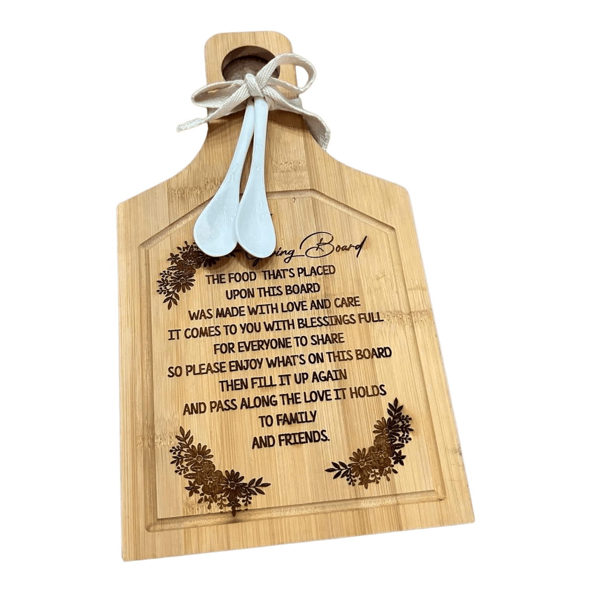 Bamboo Board with Handle - Giving Board