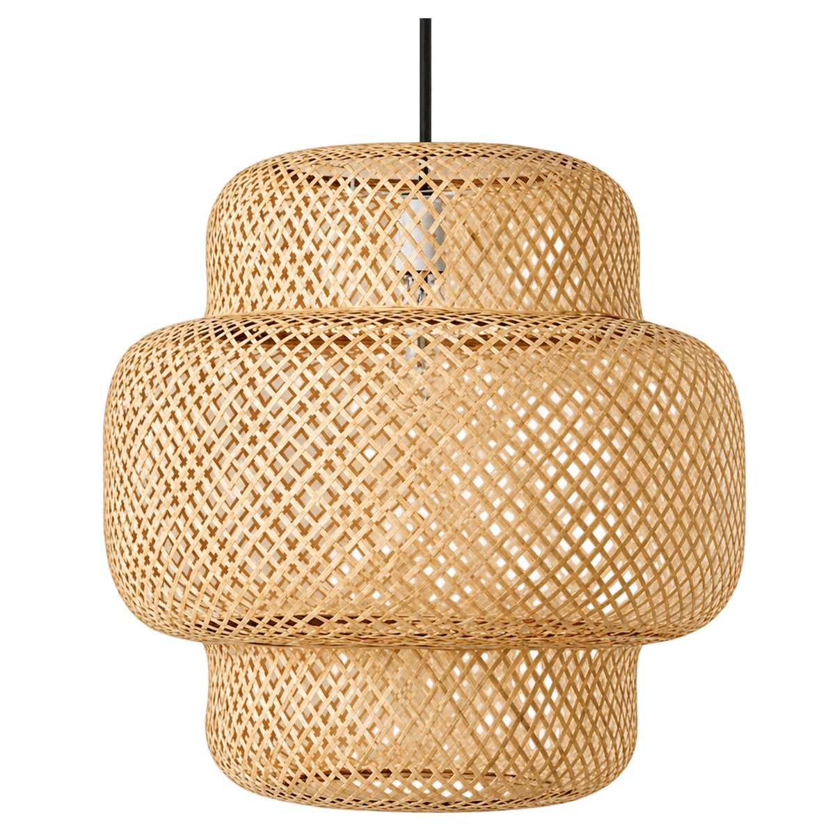 Bamboo Rattan Pendant product image on transparent background