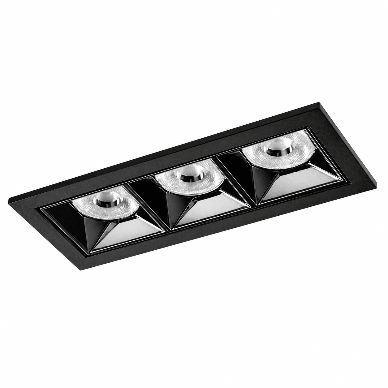 Kler 3 Recessed LED Downlight – Black (3000K)