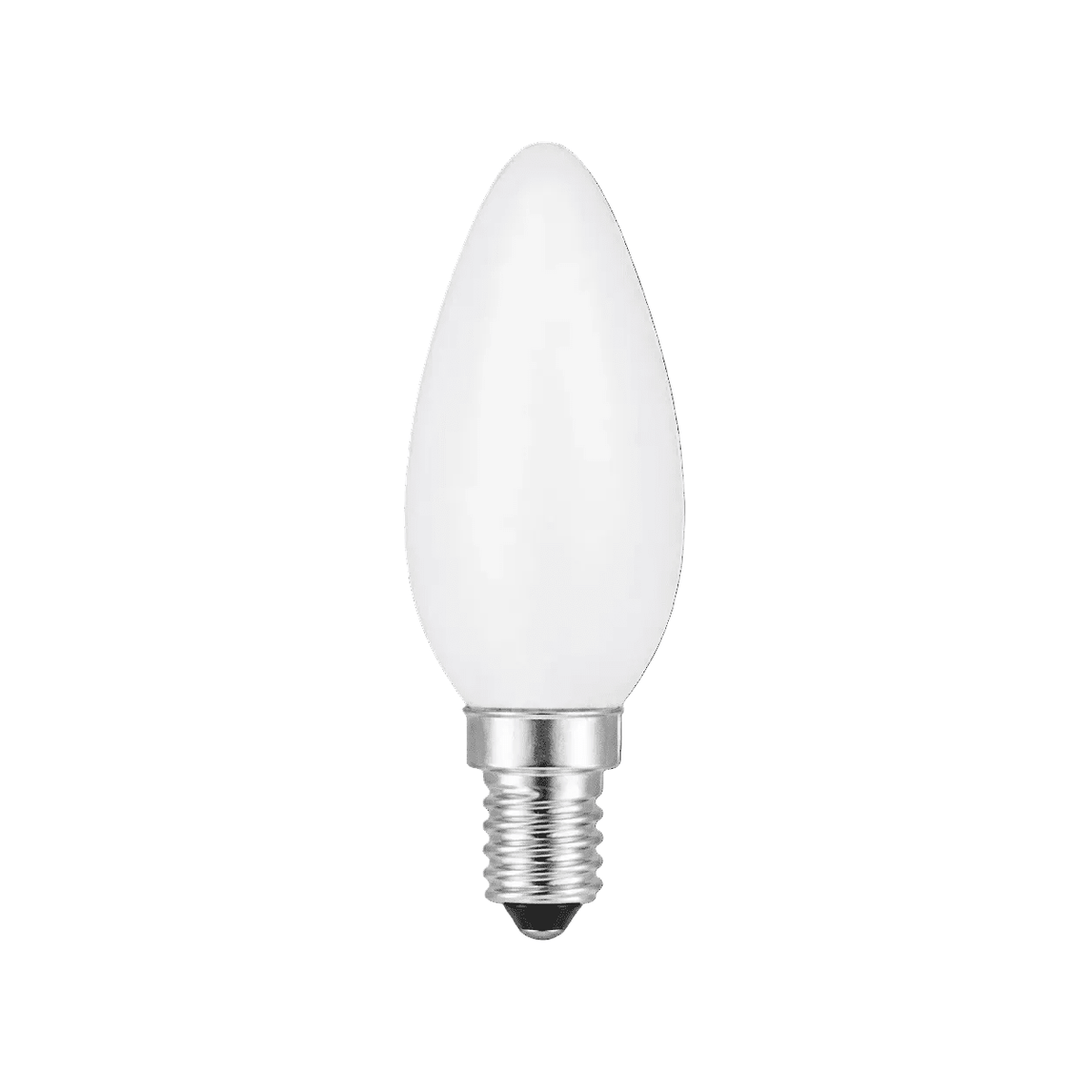 4W Dimmable White Candle LED Bulb – E14, 4000K Cool White