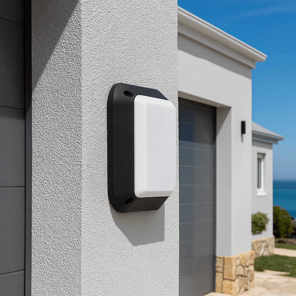 Anna Black Coastal Outdoor Wall Light IP66