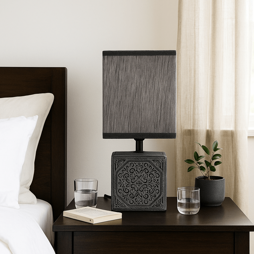 Madeira Black Table Lamp