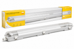 Grey LED Double Vapour Proof Fitting IP65 - 600mm