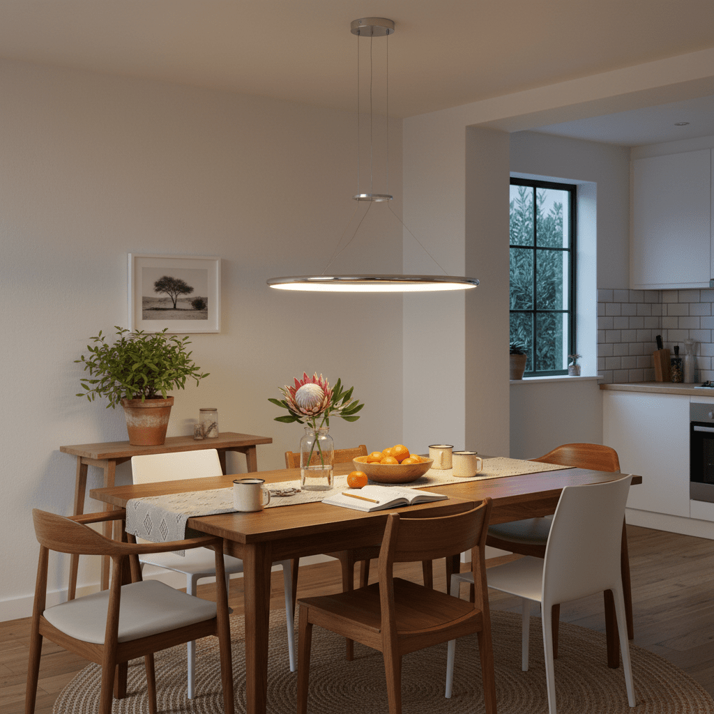 Anelli 1 Chrome LED Ring Pendant (Spazio)