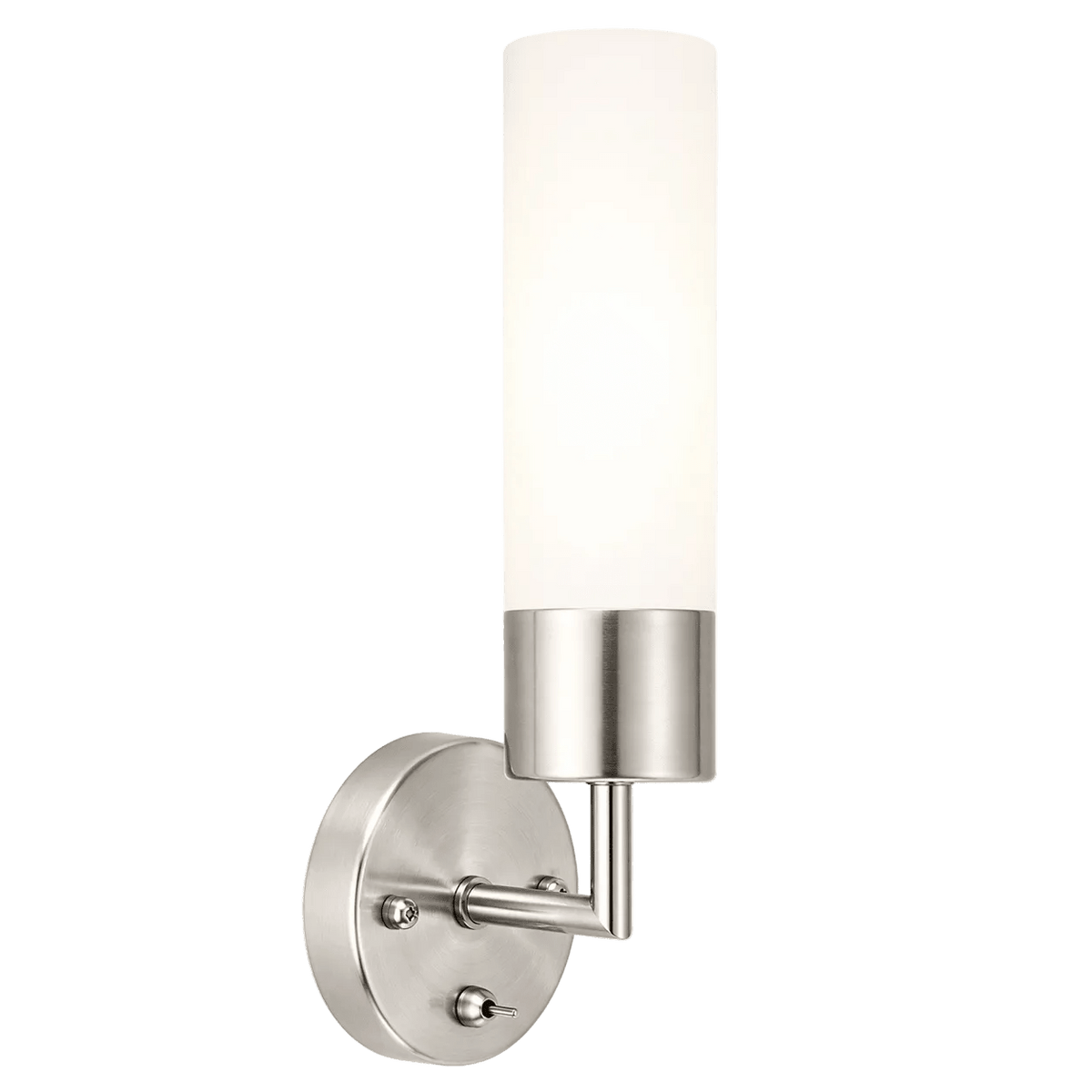 Satin Chrome LED Wall Light IP44